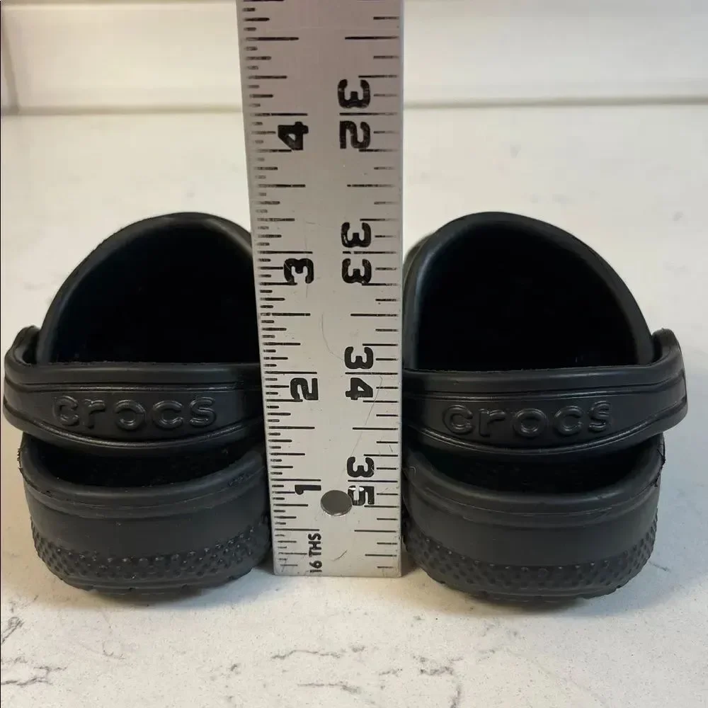 Crocs Kids' Baya Clog Walker - Toddler Kids Black Clogs Size 6
